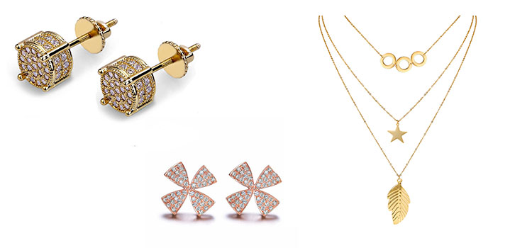 2.مايكرو رصف / 14 قيراطًا و18 قيراطًا مجوهرات الأزياء